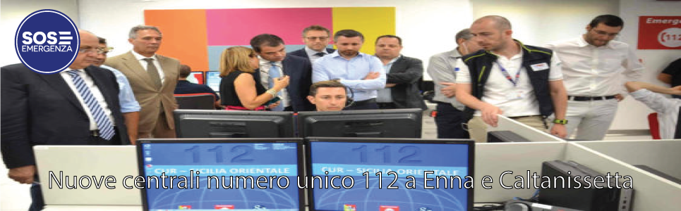 Nuove centrali numero unico 112 a Enna e Caltanissetta