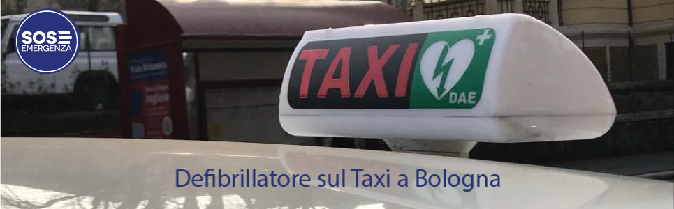 Defibrillatore sul Taxi a Bologna