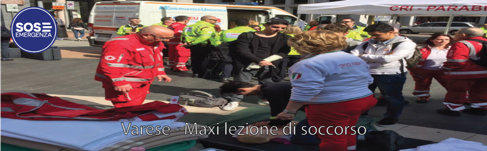 Varese Maxi lezione di soccorso