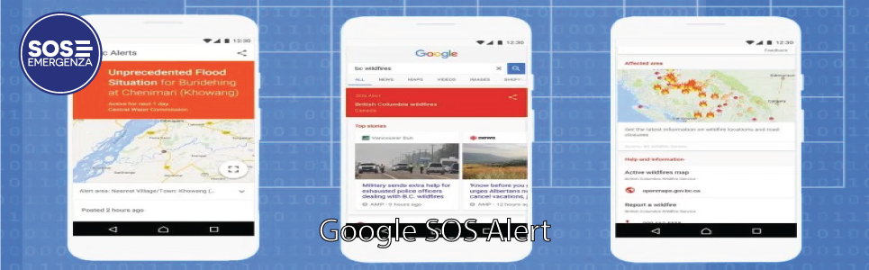 Google servizio SOS Alert